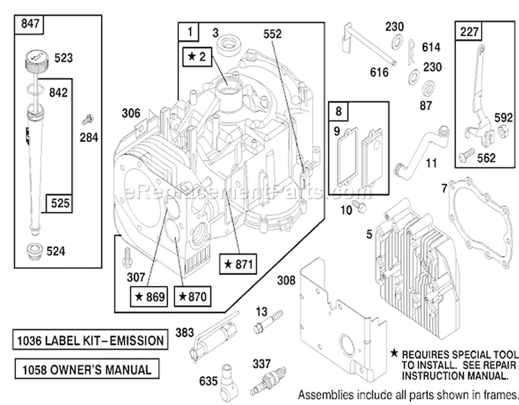 Page J Diagram and Parts List for 71201 8900001-8999999 - 1998 Toro Lawn Tractor