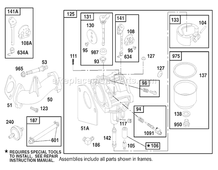 Page M Diagram and Parts List for 71201 8900001-8999999 - 1998 Toro Lawn Tractor