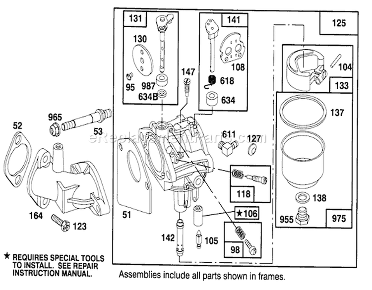 Page H Diagram and Parts List for 71202 4900001-4999999 - 1994 Toro Lawn Tractor