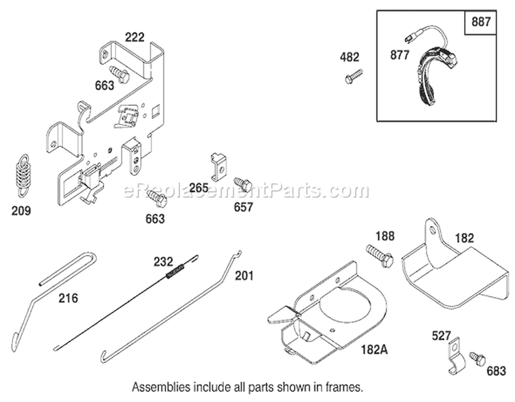 Page L Diagram and Parts List for 71205 6900001-6999999 - 1996 Toro Lawn Tractor