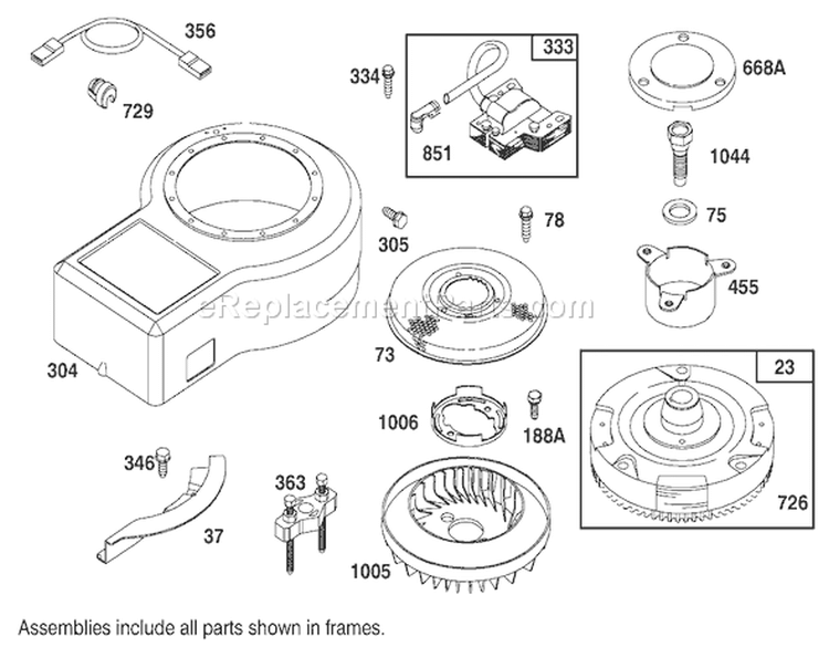 Page M Diagram and Parts List for 71205 6900001-6999999 - 1996 Toro Lawn Tractor