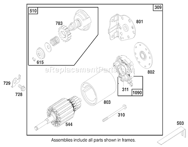 Page L Diagram and Parts List for 71185 8900001-8999999 - 1998 Toro Lawn Tractor