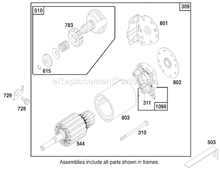 Page L Diagram and Parts List for 71208 7900001-7999999 - 1997 Toro Lawn Tractor