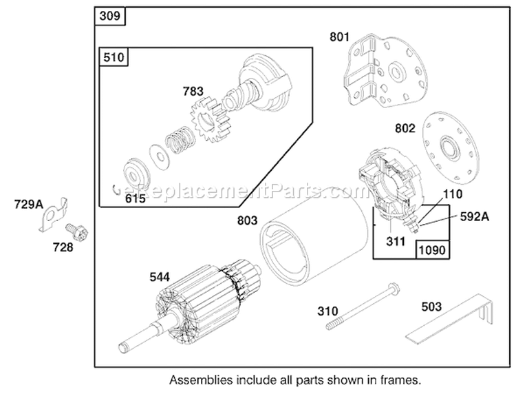 Page M Diagram and Parts List for 71208 8900001-8999999 - 1998 Toro Lawn Tractor