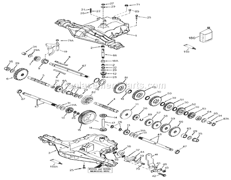 Peerless Transaxle Model Mst 205-509 Diagram and Parts List for 71209 210000001-210999999 - 2001 Toro Lawn Tractor