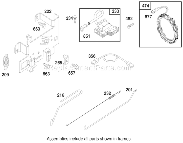 Page K Diagram and Parts List for 71209 9900001-9999999 - 1999 Toro Lawn Tractor