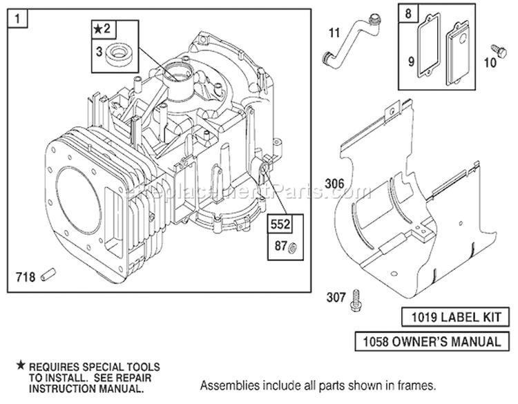 Page J Diagram and Parts List for 71212 200000001-200999999 - 2000 Toro Lawn Tractor