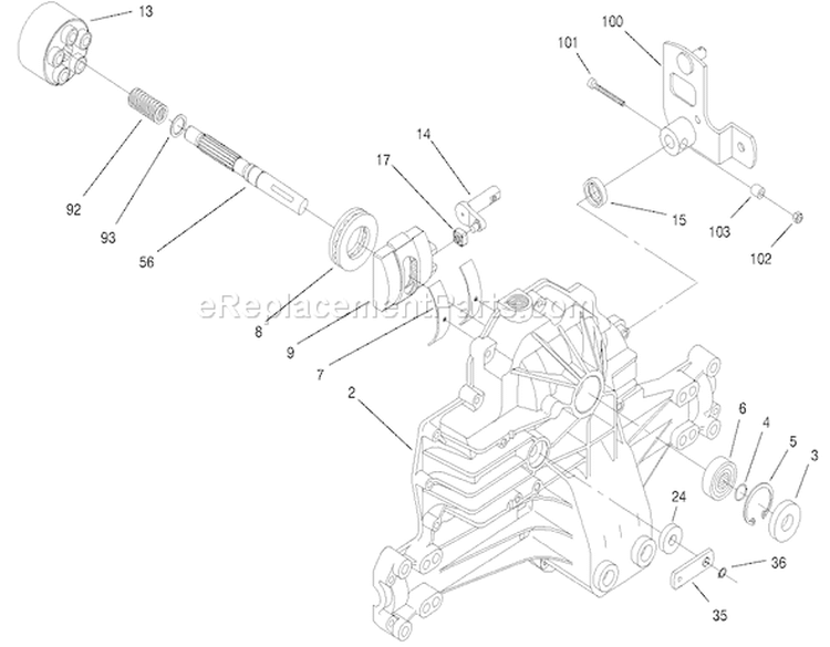 Page U Diagram and Parts List for 71212 200000001-200999999 - 2000 Toro Lawn Tractor