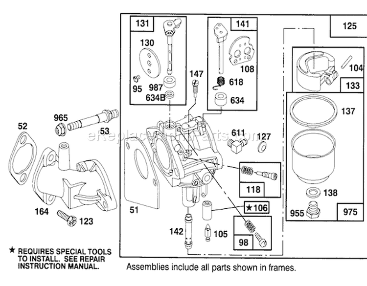 Page H Diagram and Parts List for 71191 4900001-4999999 - 1994 Toro Lawn Tractor