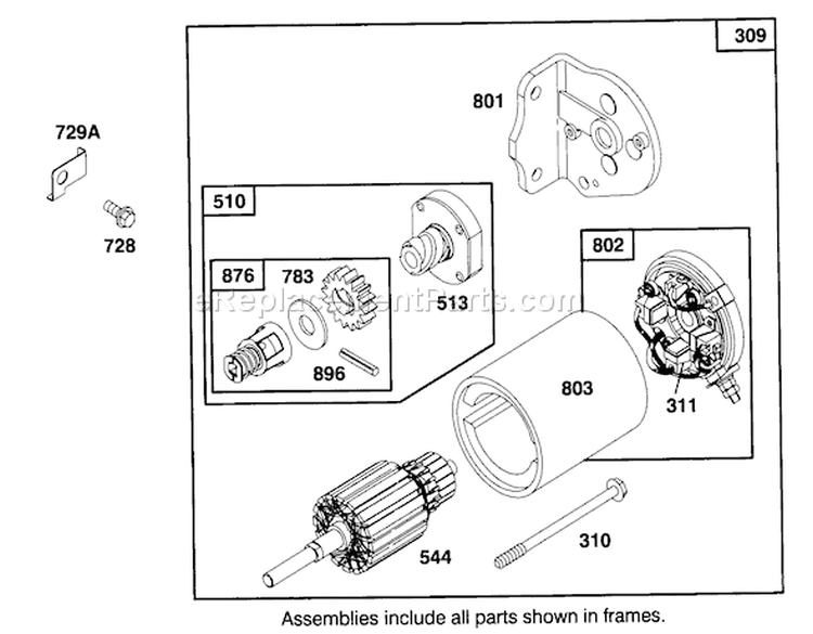 Page L Diagram and Parts List for 71191 5900001-5910000 - 1995 Toro Lawn Tractor