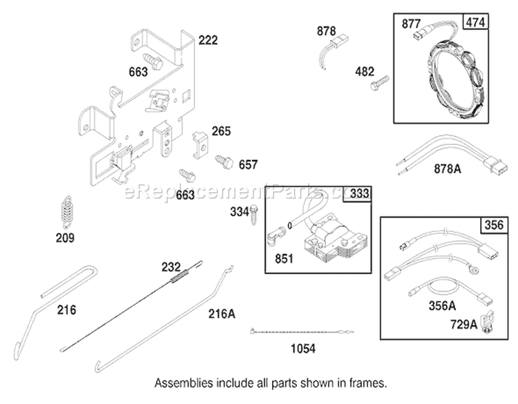 Page K Diagram and Parts List for 71215 7900001-7999999 - 1997 Toro Lawn Tractor