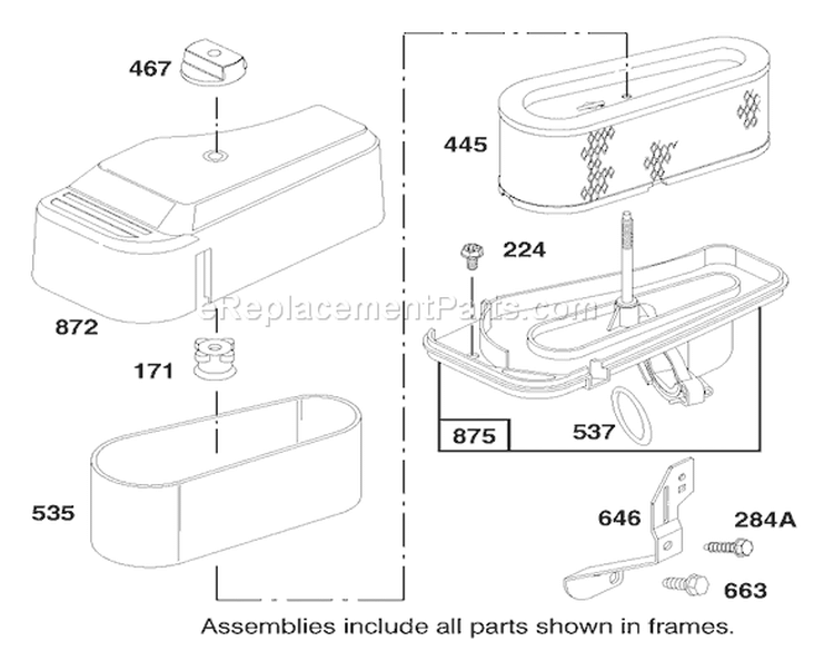 Page L Diagram and Parts List for 71215 8900001-8999999 - 1998 Toro Lawn Tractor