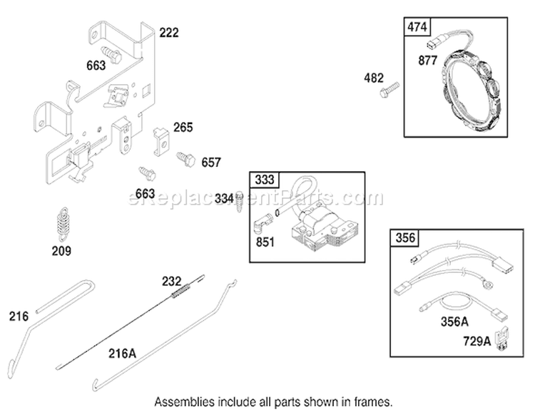 Page M Diagram and Parts List for 71215 8900001-8999999 - 1998 Toro Lawn Tractor