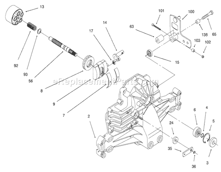 Page AC Diagram and Parts List for 71217 6900001-6999999 - 1996 Toro Lawn Tractor