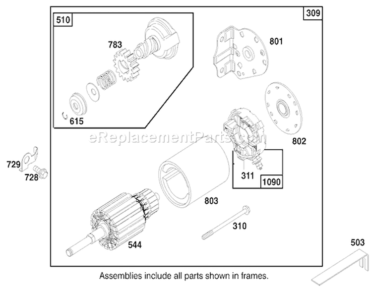 Page L Diagram and Parts List for 71217 7900001-7999999 - 1997 Toro Lawn Tractor