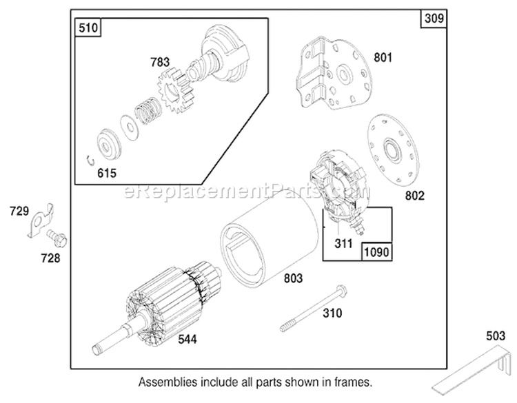 Page U Diagram and Parts List for 71217 7900001-7999999 - 1997 Toro Lawn Tractor