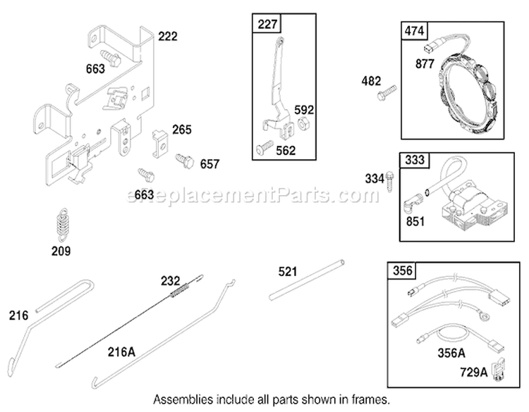 Page K Diagram and Parts List for 71196 8900001-8999999 - 1998 Toro Lawn Tractor