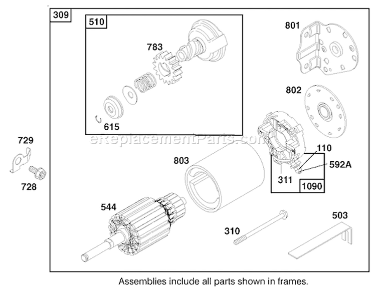 Page M Diagram and Parts List for 71196 8900001-8999999 - 1998 Toro Lawn Tractor