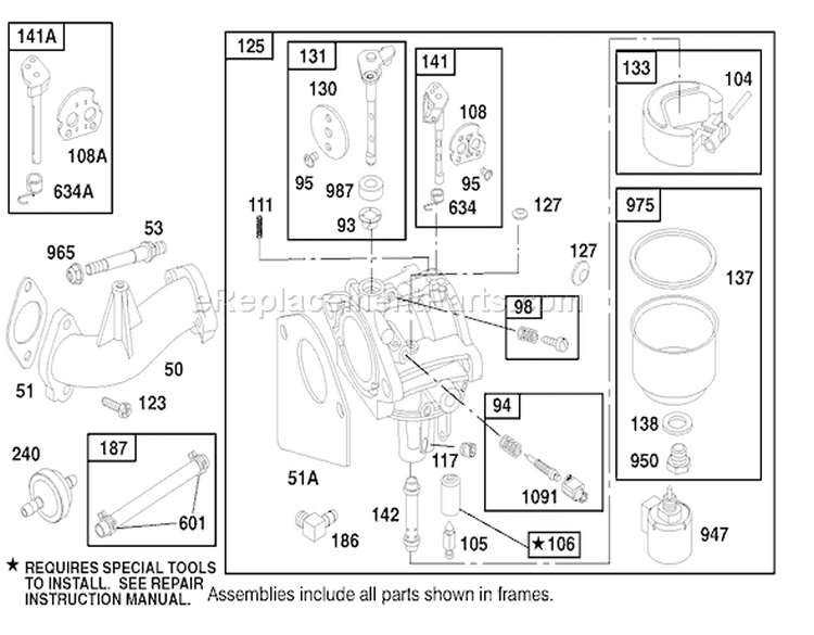 Page I Diagram and Parts List for 71196 8900001-8999999 - 1998 Toro Lawn Tractor