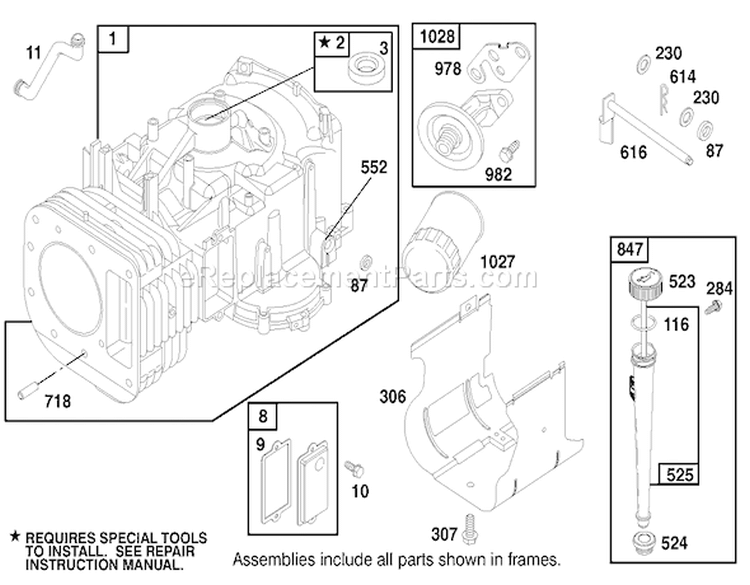 Page J Diagram and Parts List for 71219 8900001-8999999 - 1998 Toro Lawn Tractor