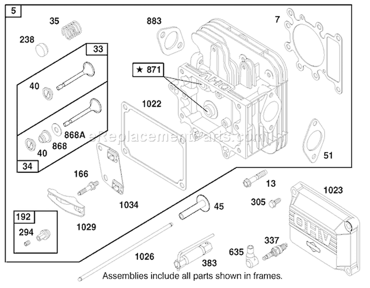 Page K Diagram and Parts List for 71219 8900001-8999999 - 1998 Toro Lawn Tractor
