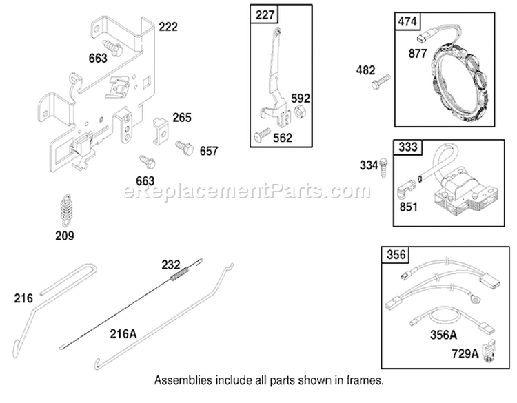 Page O Diagram and Parts List for 71219 8900001-8999999 - 1998 Toro Lawn Tractor