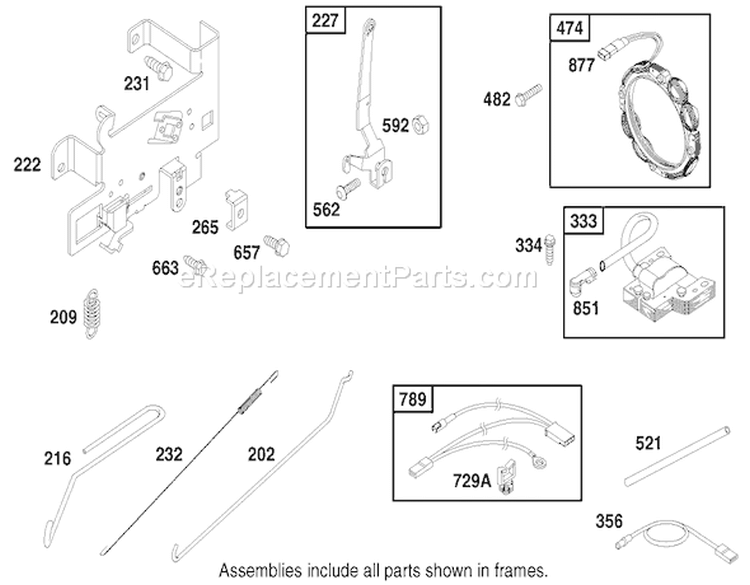 Page L Diagram and Parts List for 71221 9900001-9999999 - 1999 Toro Lawn Tractor