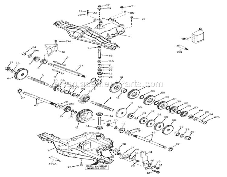 Peerless Transaxle Model Mst 205-509 Diagram and Parts List for 71223 220000001-220010000 - 2002 Toro Lawn Tractor