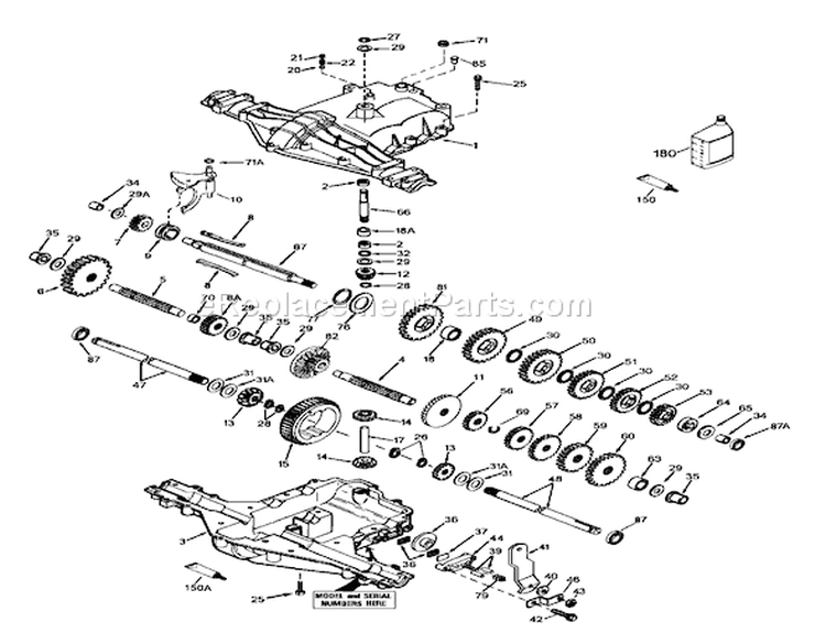 Peerless Transaxle Model MST 205-509 Diagram and Parts List for 71226 220010001-220999999 - 2002 Toro Lawn Tractor
