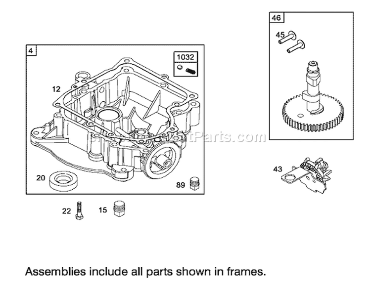 Crankcase Assembly Engine Briggs and Stratton Model 31F777-0123-E1 Diagram and Parts List for 71228 220010001-220999999 - 2002 Toro Lawn Tractor