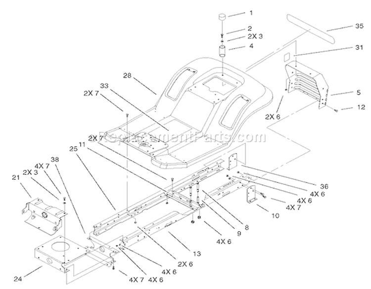 Page L Diagram and Parts List for 71233 220000001-220999999 - 2002 Toro Lawn Tractor