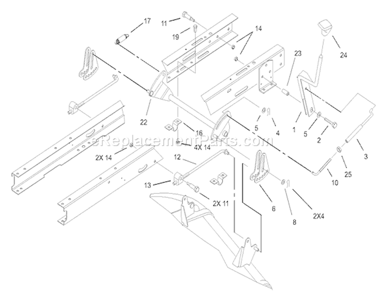 Page O Diagram and Parts List for 71233 230000001-230999999 - 2003 Toro Lawn Tractor