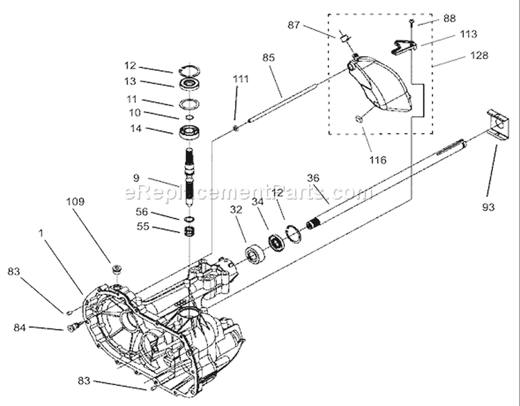 Page Y Diagram and Parts List for 71233 230000001-230999999 - 2003 Toro Lawn Tractor