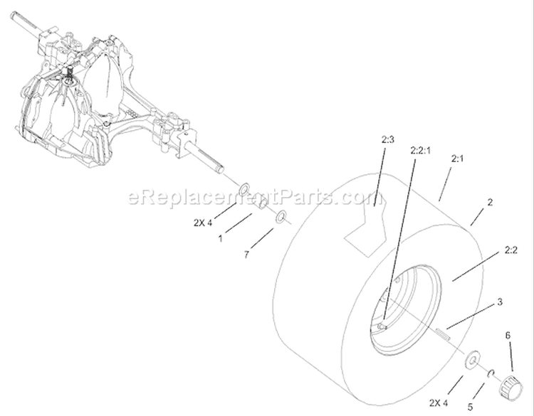 Page AA Diagram and Parts List for 71233 230000001-230999999 - 2003 Toro Lawn Tractor