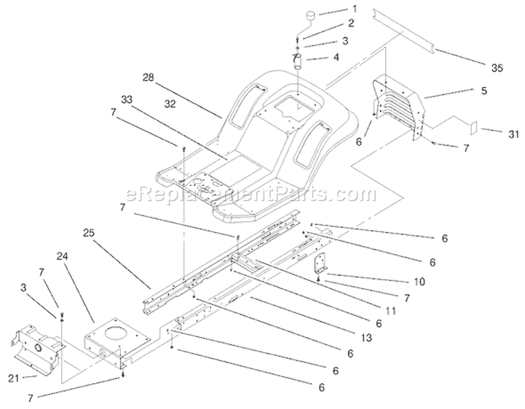 Page Q Diagram and Parts List for 71240 9900001-9999999 - 1999 Toro Lawn Tractor