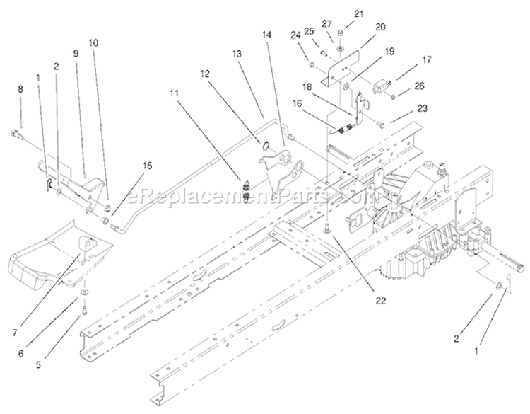 Page X Diagram and Parts List for 71240 9900001-9999999 - 1999 Toro Lawn Tractor