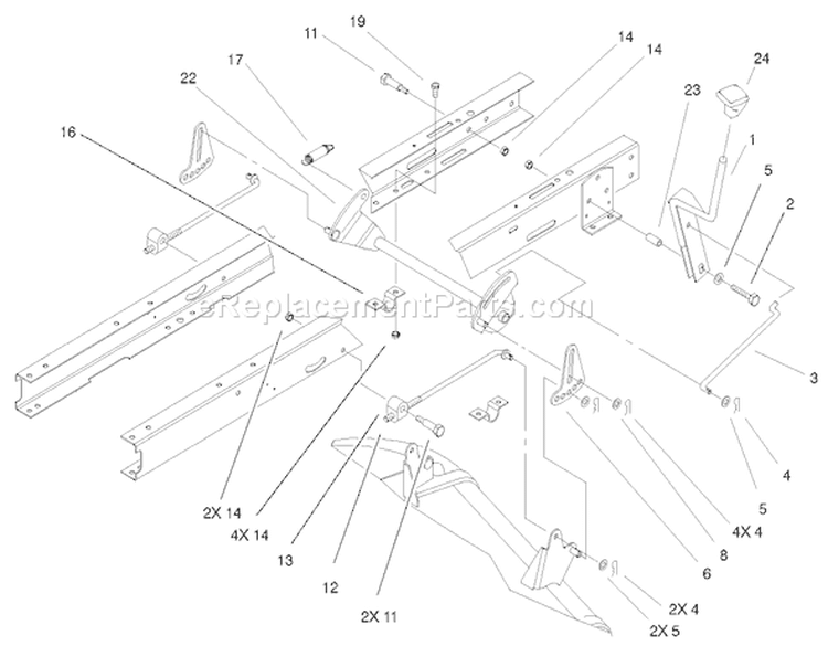 Page R Diagram and Parts List for 71242 220000001-220010000 - 2002 Toro Lawn Tractor