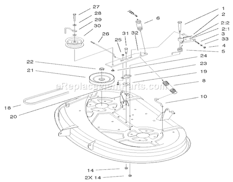 Page B Diagram and Parts List for 71242 220000001-220010000 - 2002 Toro Lawn Tractor