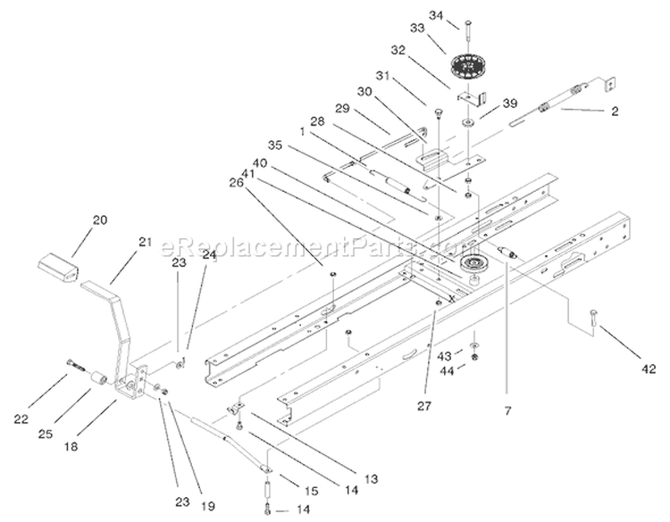 Page AA Diagram and Parts List for 71242 220000001-220010000 - 2002 Toro Lawn Tractor