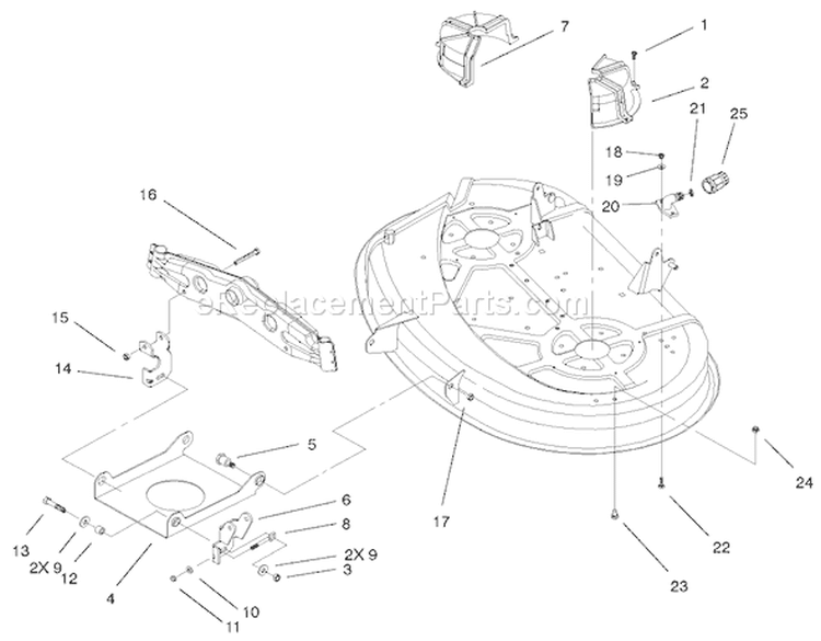 Page C Diagram and Parts List for 71242 220000001-220010000 - 2002 Toro Lawn Tractor