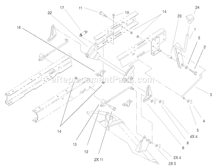 Page S Diagram and Parts List for 71242 230000001-230999999 - 2003 Toro Lawn Tractor