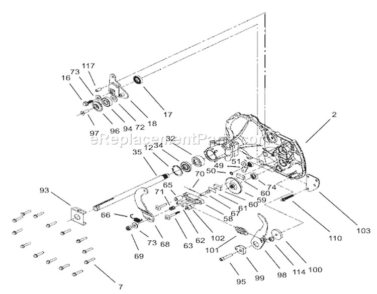 Page U Diagram and Parts List for 71245 230000001-230999999 - 2003 Toro Lawn Tractor