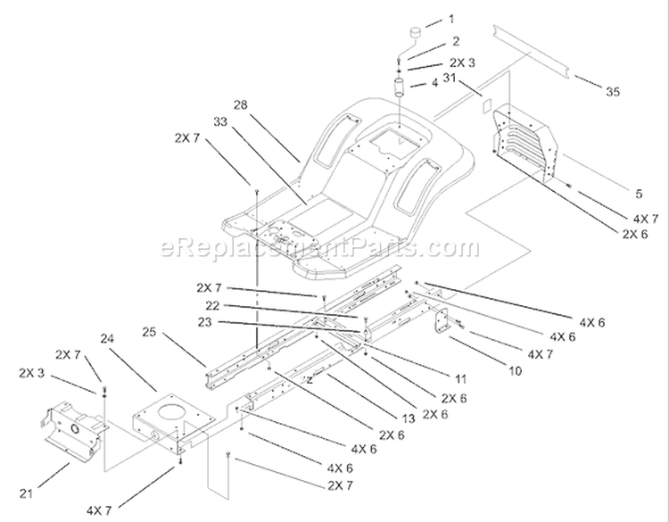 Page O Diagram and Parts List for 71245 230000001-230999999 - 2003 Toro Lawn Tractor