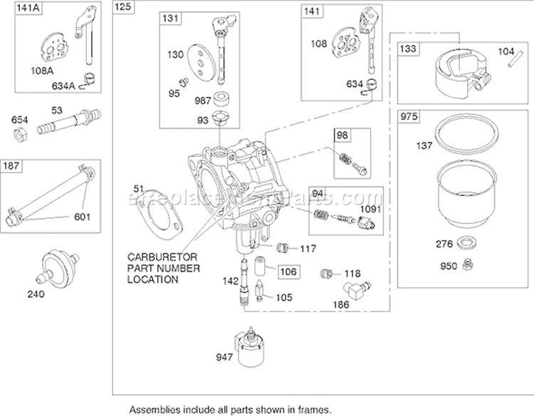 Page E Diagram and Parts List for 71245 240000001-240999999 - 2004 Toro Lawn Tractor