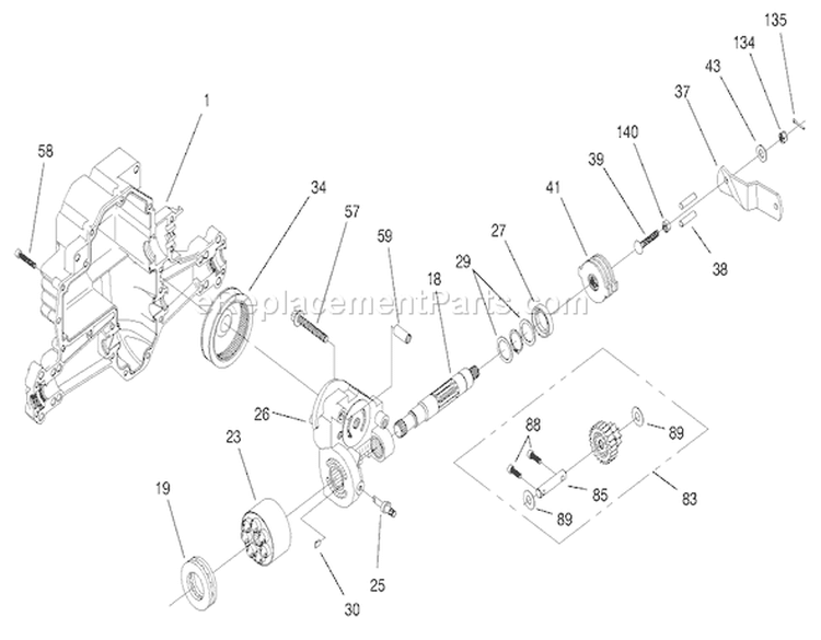 Page T Diagram and Parts List for 71197 9900001-9999999 - 1999 Toro Lawn Tractor