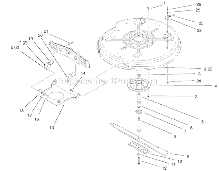 Page C Diagram and Parts List for 71300 200000001-200999999 - 2000 Toro Lawn Tractor