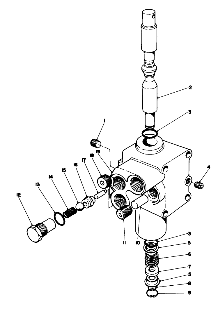 Valve Assembly 27-4190 Diagram and Parts List for 30760 00000001 - 09999999 Toro Lawn Tractor