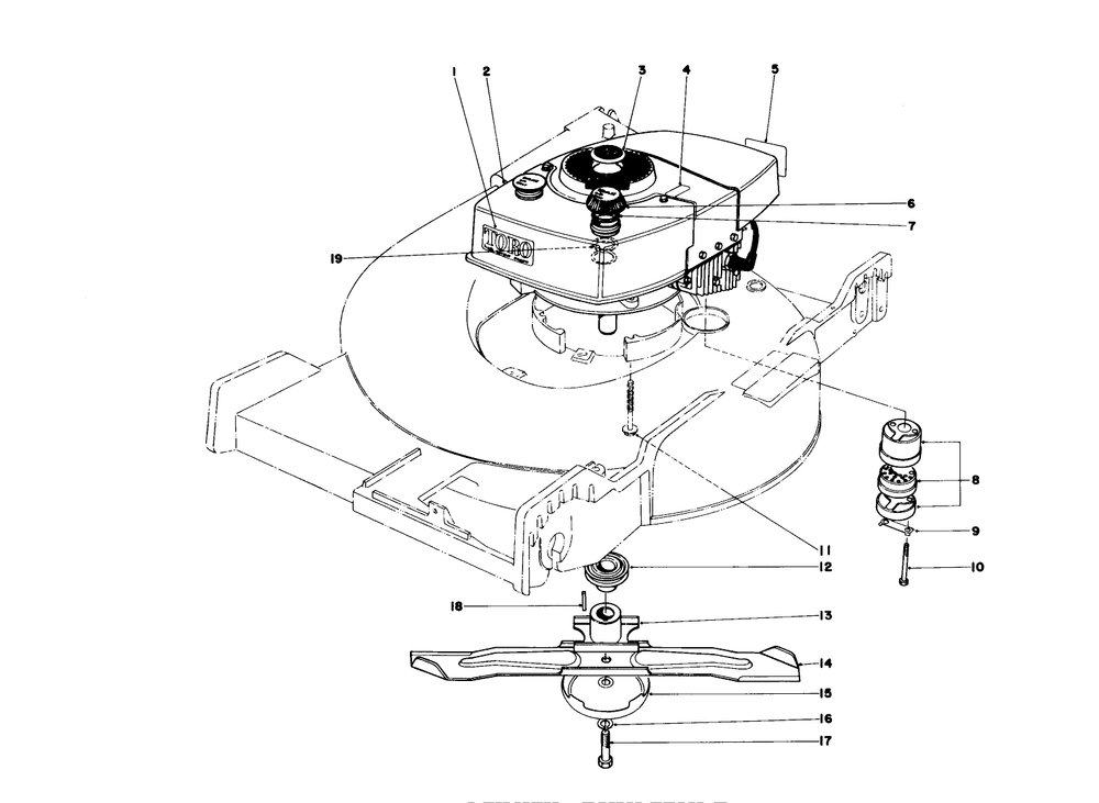 Engine Assembly Diagram and Parts List for 20562 6000001 - 6999999 Toro Lawn Mower