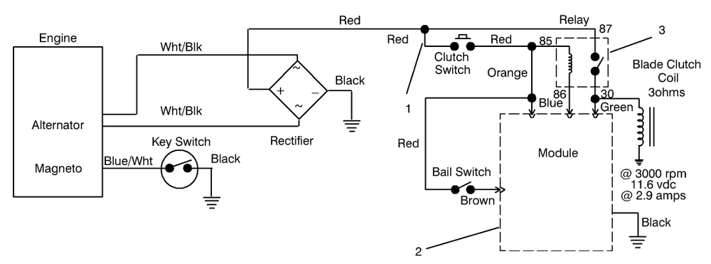 Electric Schematic Diagram and Parts List for 30165 890001 - 899999 Toro Lawn Tractor Accessories