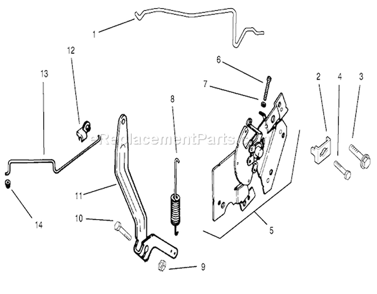 Engine Controls-Kohler Diagram and Parts List for 72045 7900001-7999999 - 1997 Toro Lawn Tractor